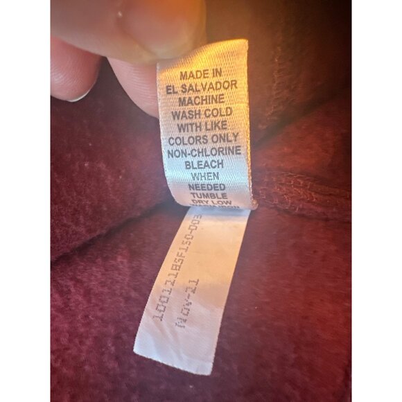 Fordham University Rams Sweatshirt Burgundy Large League Collegiate - Picture 5 of 6